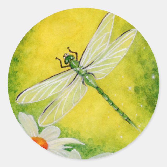 Sticker Daises Dragonfly (Devant)