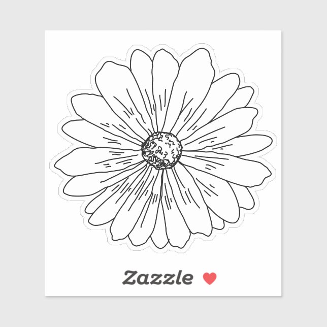 Sticker Daisy (Feuille)