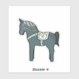 Sticker Dala horse