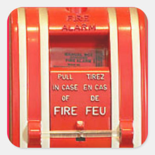 Sticker d'alarme incendie