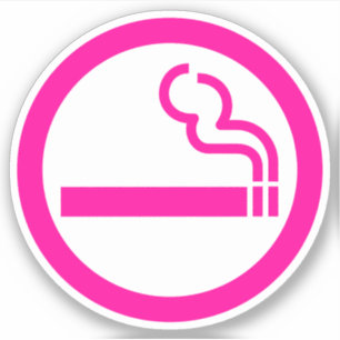 Sticker Dames Zone fumeurs 喫 煙 女 性 Japonais