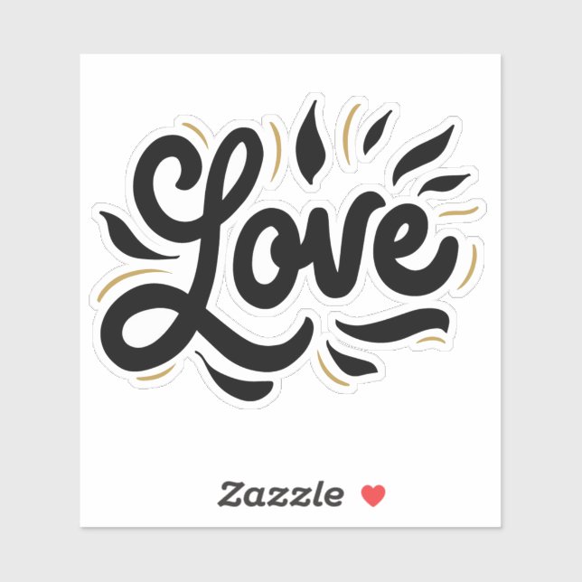 Sticker d'amour (Feuille)