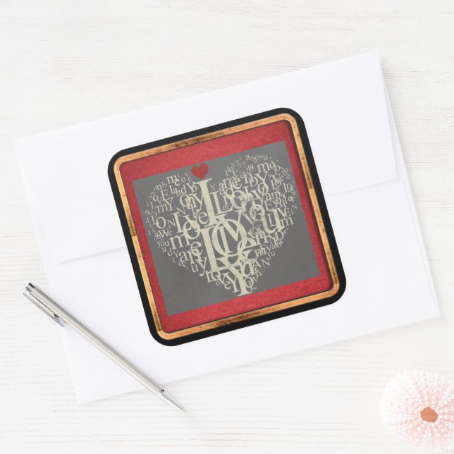 Sticker d'amour (Enveloppe)