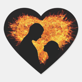 Sticker d'amour romantique