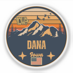 Sticker Dana, Iowa, États-Unis