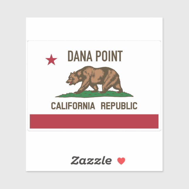 Sticker Dana Point Californie (Feuille)