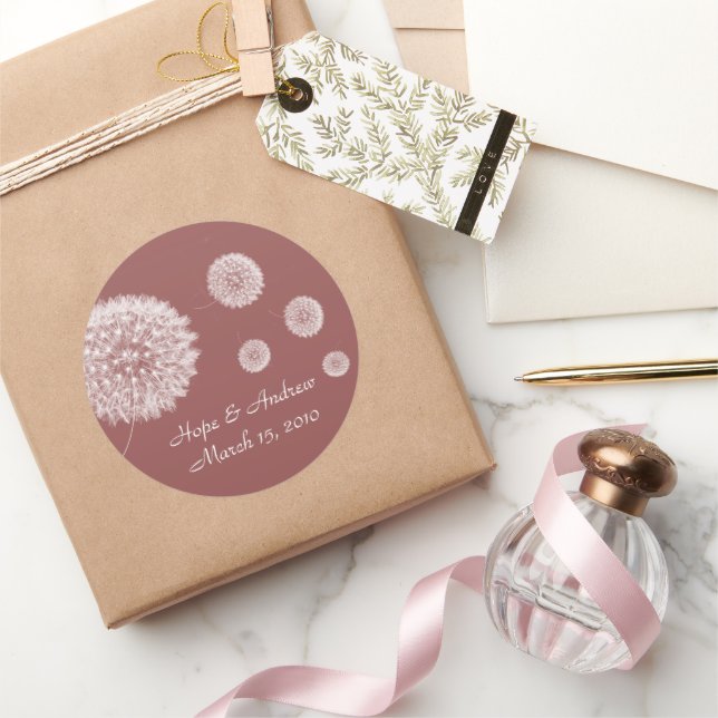 Sticker Dandelion de mariée et de chambre (Cadeaux)