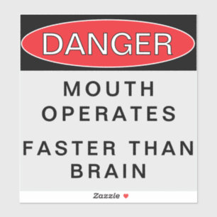 STICKER DANGER 