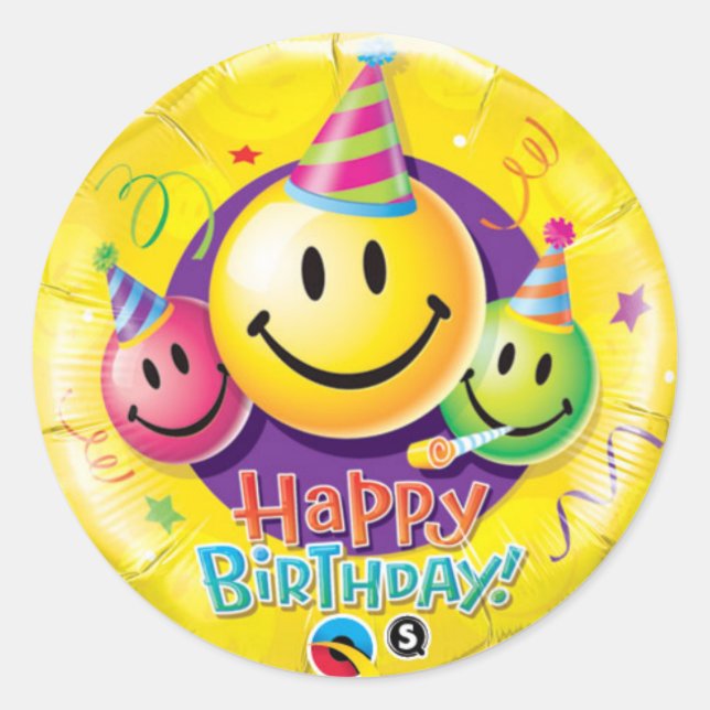 Sticker d'anniversaire (Devant)