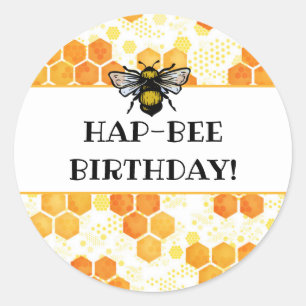 Sticker d'anniversaire HapBEE