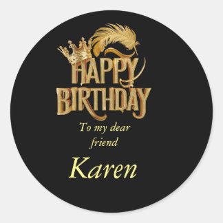 Sticker d'anniversaire pour le cadeau parfait
