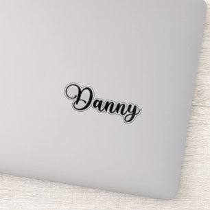 Sticker Danny Name - Calligraphie manuscrite