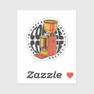 Sticker Dans Café nous avons confiance