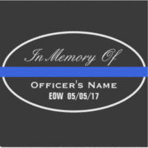 DANS LA MÉMOIRE DE L'OFFICIER FALLEN THEU BLUE LIN