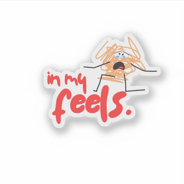 Sticker Dans mes sentiments (Devant)