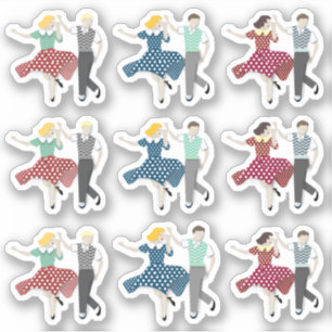 Sticker Danse à voile