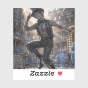 Sticker Danseur de claquettes / Grande scène