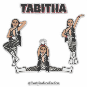 Sticker Danseur Red Zebra #4