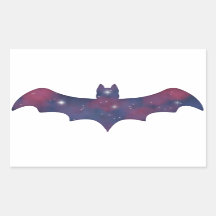 Sticker Dark Bat Starscape