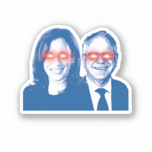 Sticker Dark Harris Walz