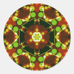 Sticker d'art géométrique Hexagon Star
