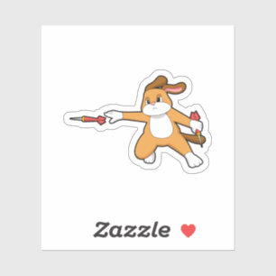 Sticker Darts dog