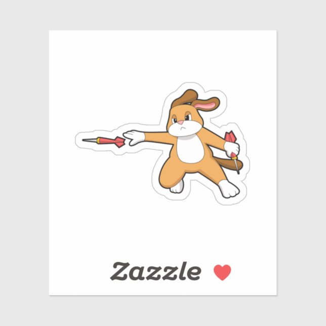 Sticker Darts dog (Feuille)