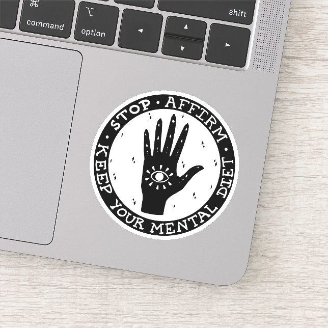 Sticker d'attestation et de manifeste (Détail)