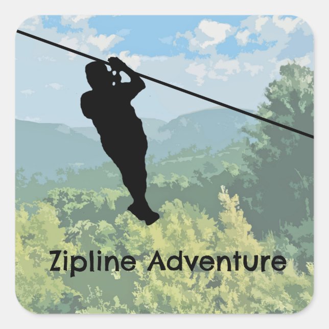 Sticker d'aventure Zipline (Devant)