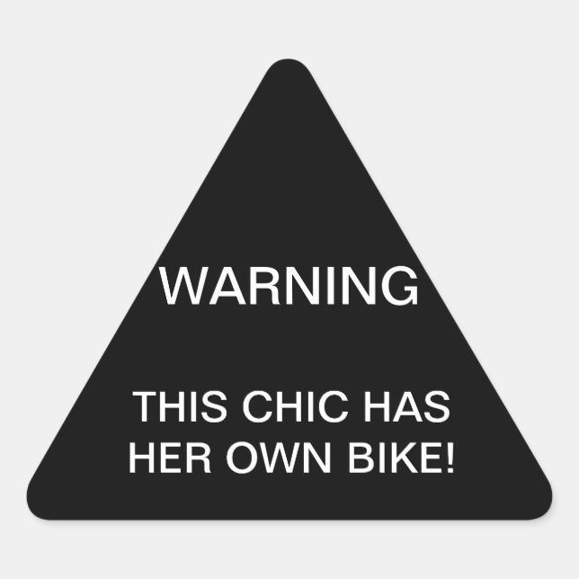 STICKER D'AVERTISSEMENT (Devant)