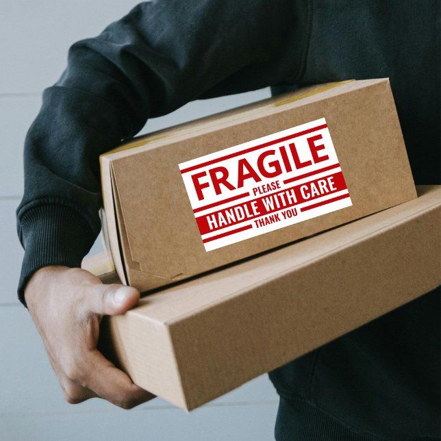 Sticker d'avertissement d'expédition Étiquette fra (Créateur téléchargé)