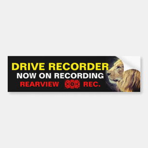 Sticker d'avertissement : Lion