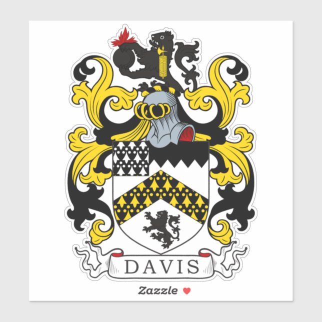 Sticker Davis Family Crest (Feuille)