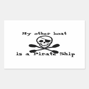 Sticker de bateau pirate Kayak