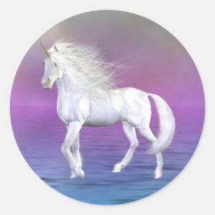 Sticker de beauté blanche Unicorn
