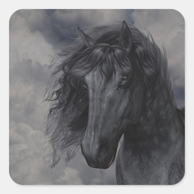Sticker de beauté noire (Devant)