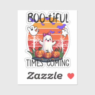 Sticker De Belles Heures À Venir, De Belles Fantômes Kawai