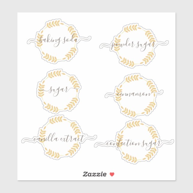 Sticker de boîte à pâte de l'organisation de la Pa (Feuille)