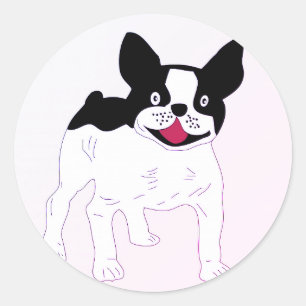 STICKER DE BULLDOG FRANÇAIS