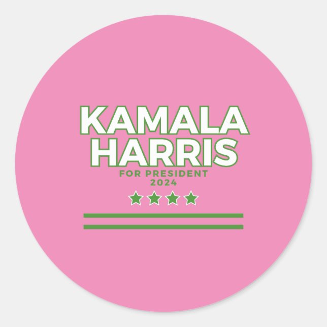 Sticker de campagne présidentielle Kamala Harris 2 (Devant)