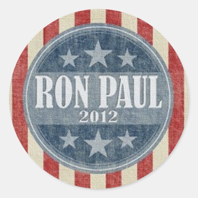 Sticker de campagne Ron Paul 2012 (Devant)