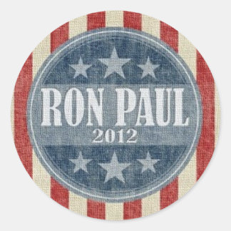 Sticker de campagne Ron Paul 2012
