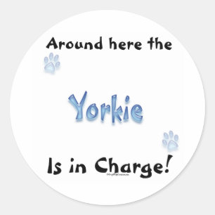 Sticker de charge Terrier Yorkshire