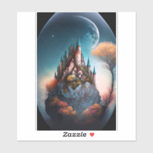 Sticker de château Imaginaire magique