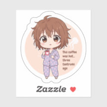 Sticker de citation de maman de café froid amusant