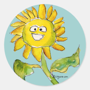 Sticker de Clipart de tournesol