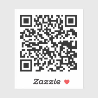 Sticker de code QR professionnel