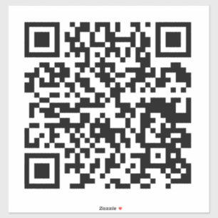 Sticker de code QR professionnel