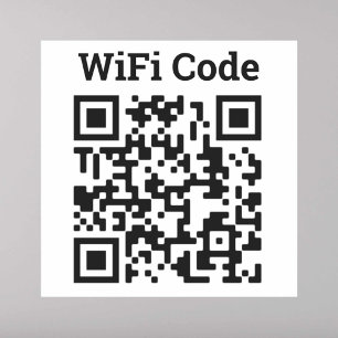 Sticker de code QR Wifi