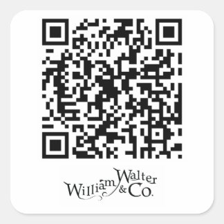 Sticker de code QR William Walter et Co